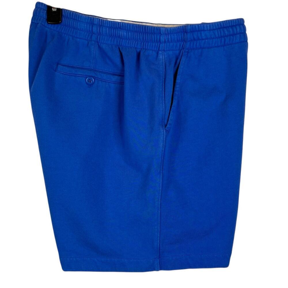 J.Crew 7" French Terry Dock Resort Shorts Lightweight 100% Cotton in Blue Men XL
